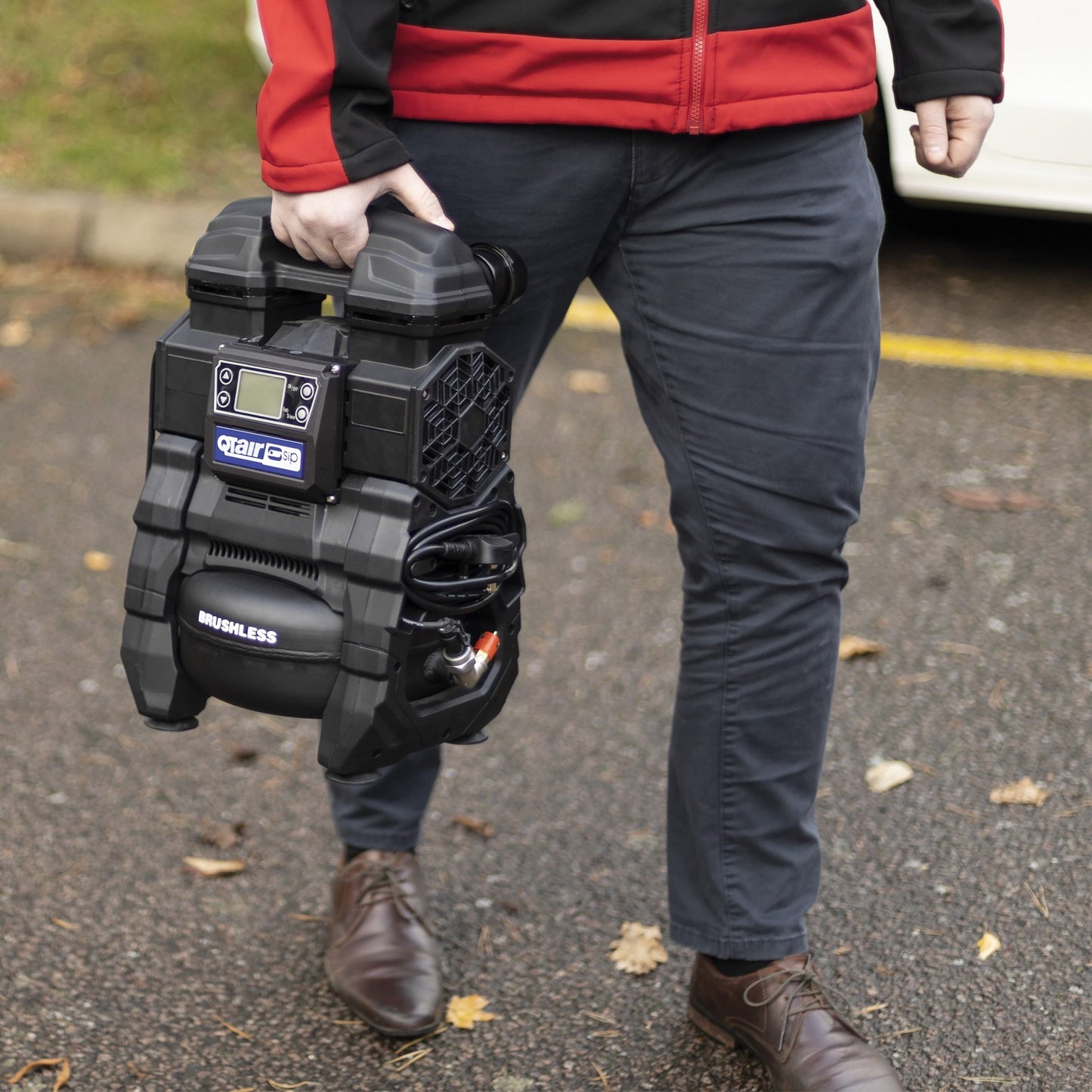 SIP QT AC/DC Battery & Mains Oilless Compressor + Battery