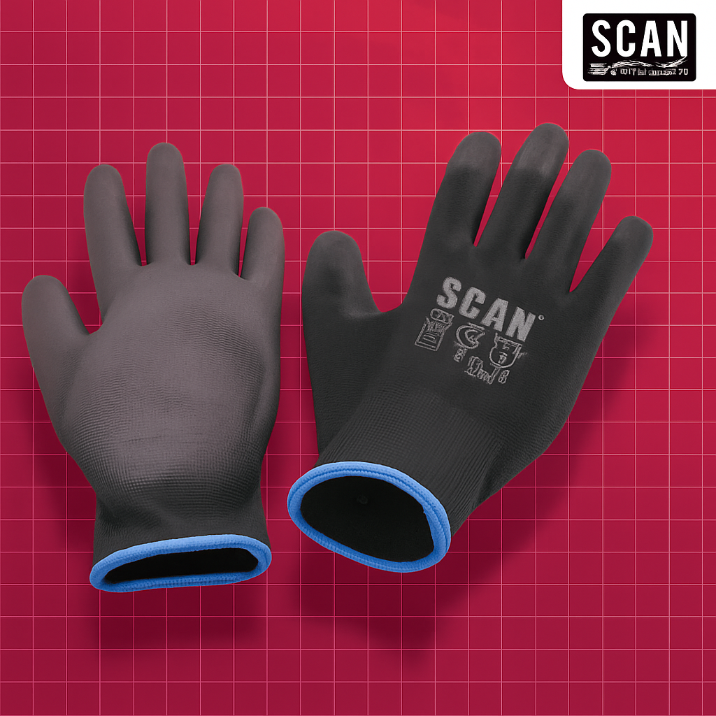 PU Coated Gloves Pack of 5