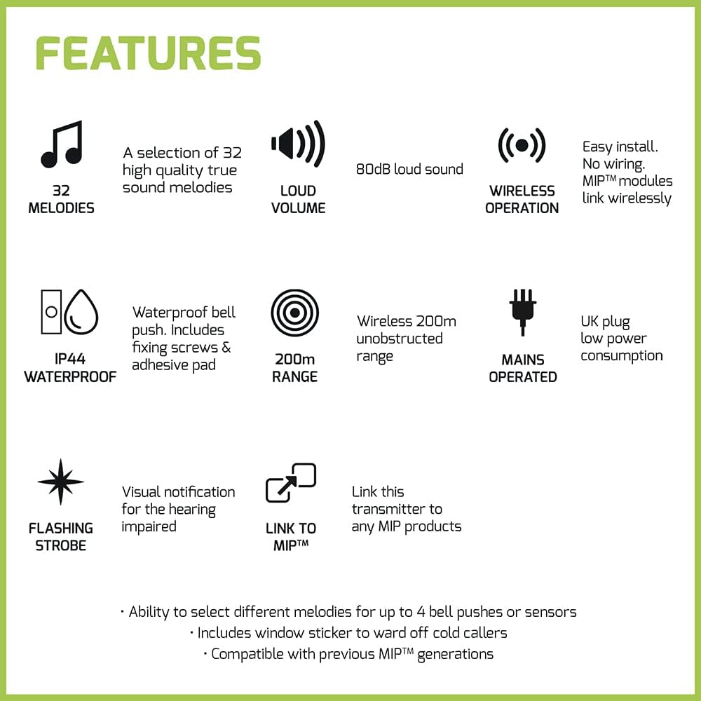 Wireless Doorbell Kit