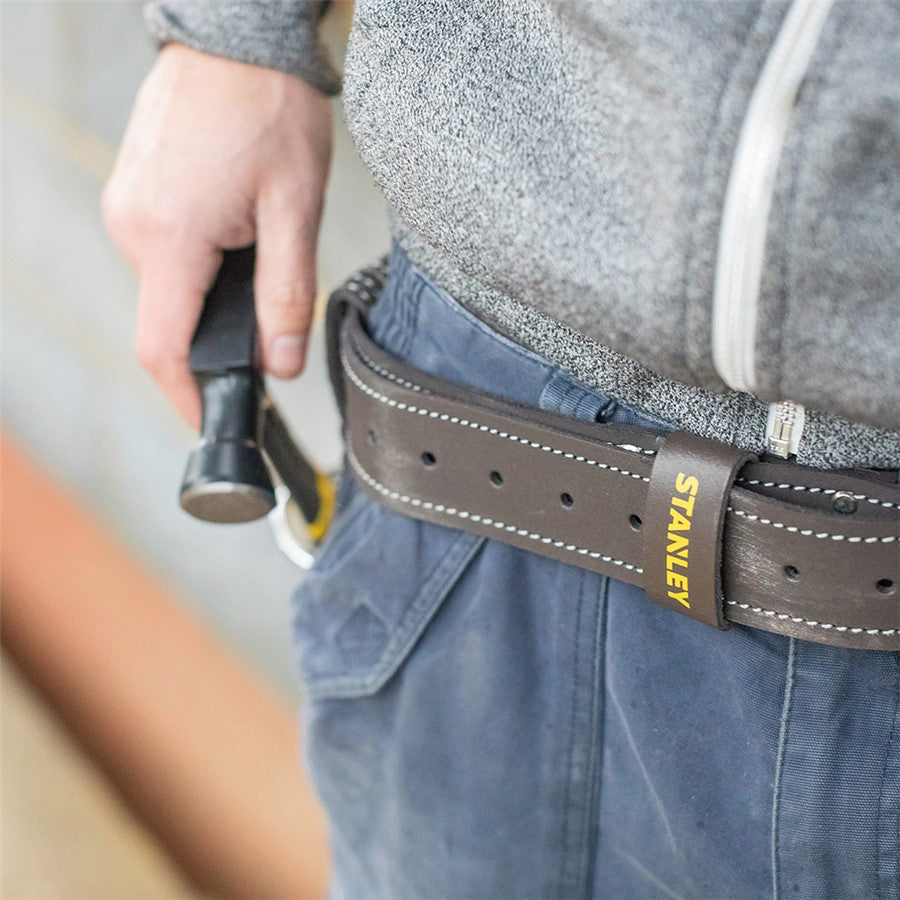 Stanley STST1-80119 Leather Belt Dark Brown
