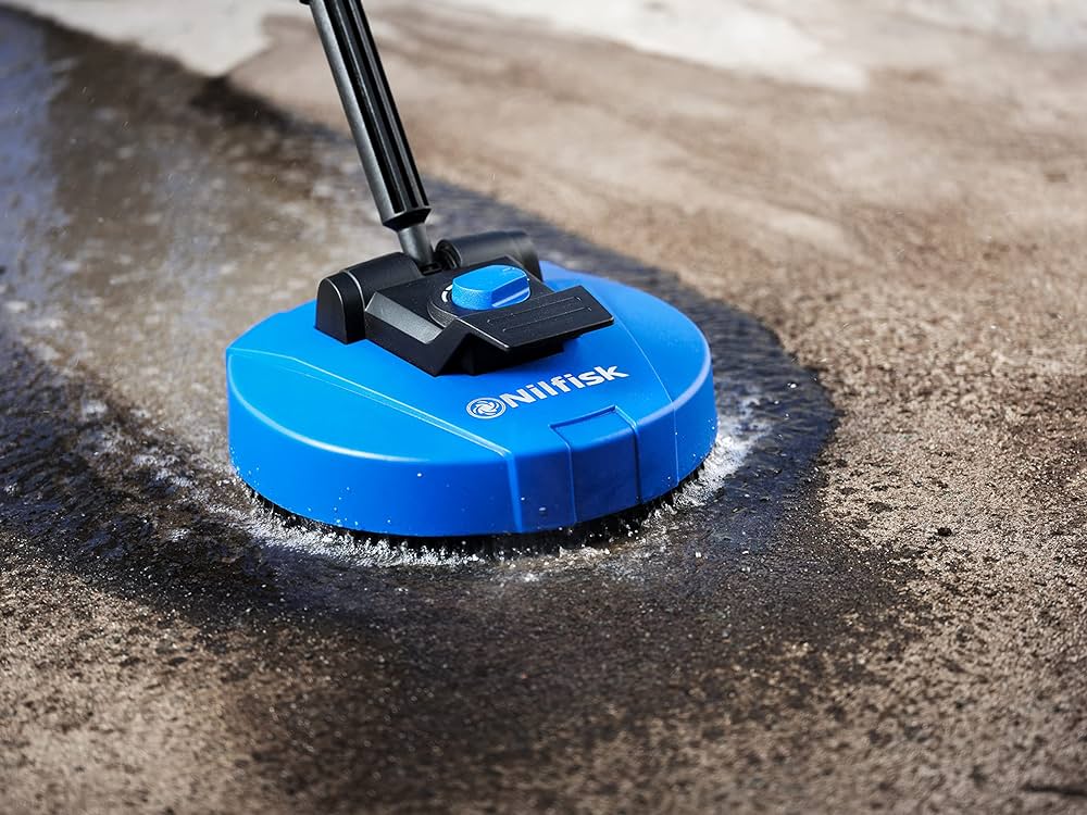 Nilfisk Power washer + Compact Patio Cleaner + Brush