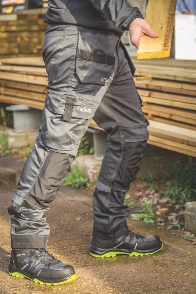 Apache ATS 3D Stretch Trade Work Trousers Grey