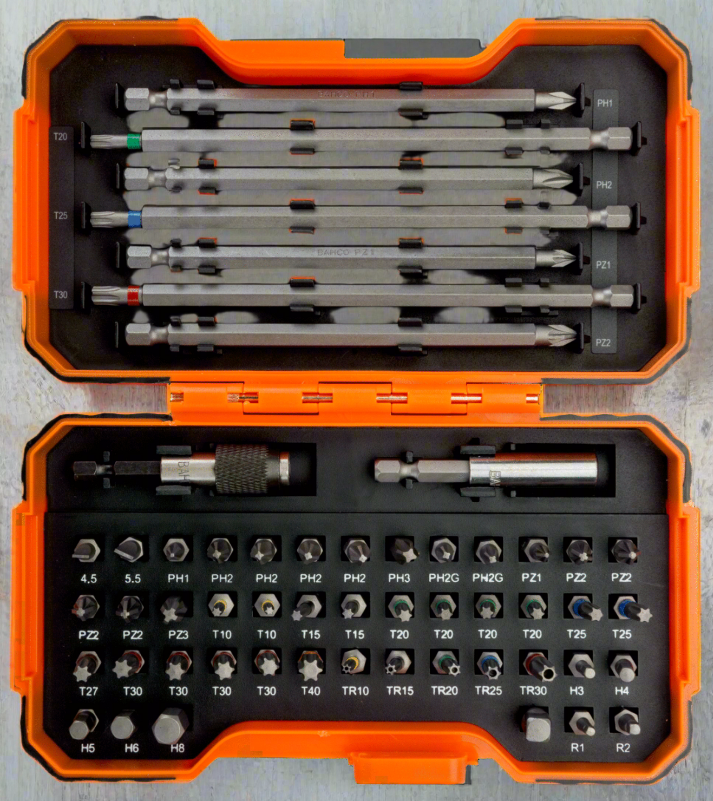 Bahco Color coded Bit Set - 54pc