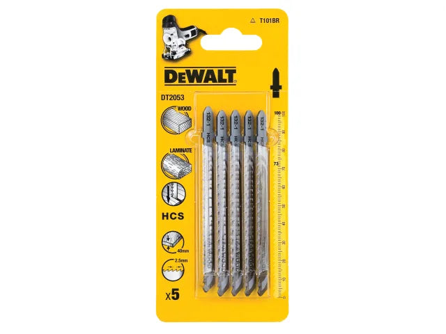 Wood Jigsaw Blades Pack 74mm - 5pc