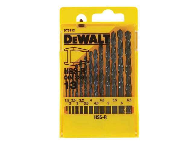 DeWALT HSS Jobber Drill Bit Set, 13 Piece