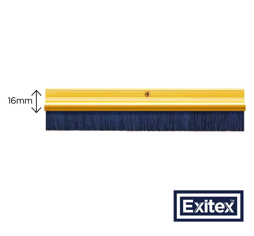 Exitex Brush Strip 914mm - white or gold