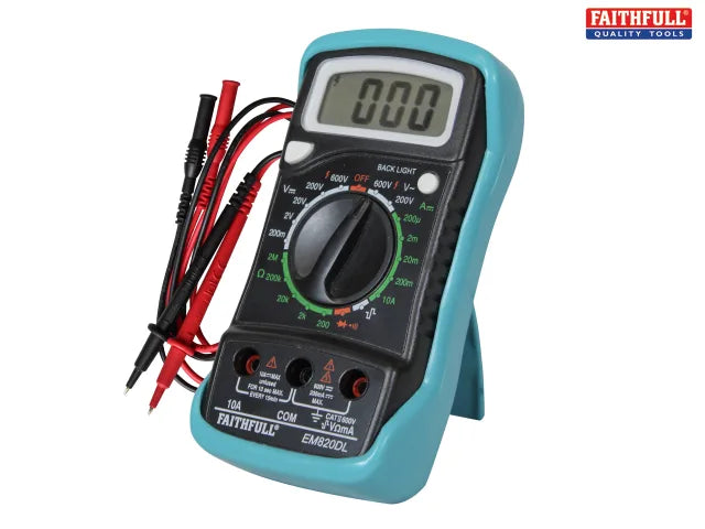 Faithfull Multimeter LCD Display