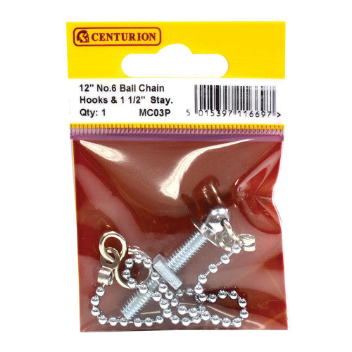 Sink Ball Chain With Stay Chrome Plated - 300mm
