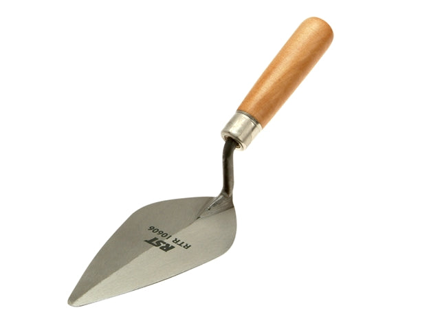 RST Pointing Trowel London Pattern Wooden Handle 6in