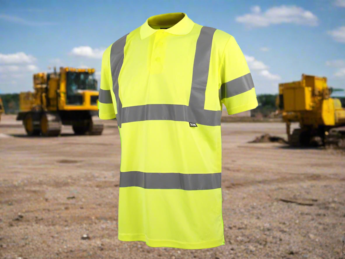 Hi-Vis Yellow Polo Shirt