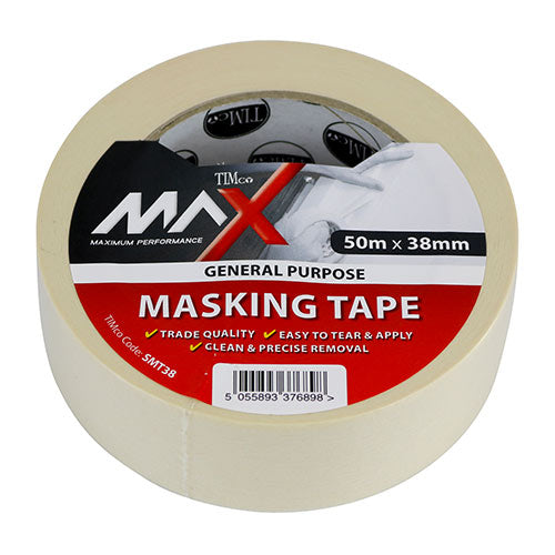 Masking Tape - 50m x 38mm