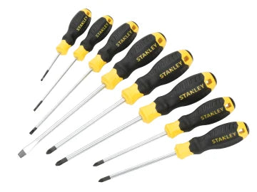 Stanley Cushion Grip Screwdriver Set - 8 Piece