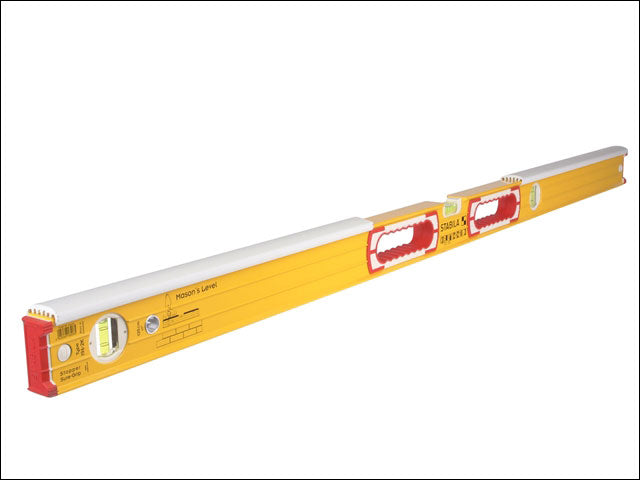 STABILA 196-2-K Masons Spirit Level 3 Vial - 4ft (122cm) - O'Tooles Tools