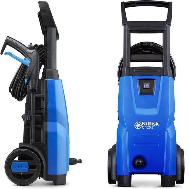 Nilfisk Power washer + Compact Patio Cleaner + Brush