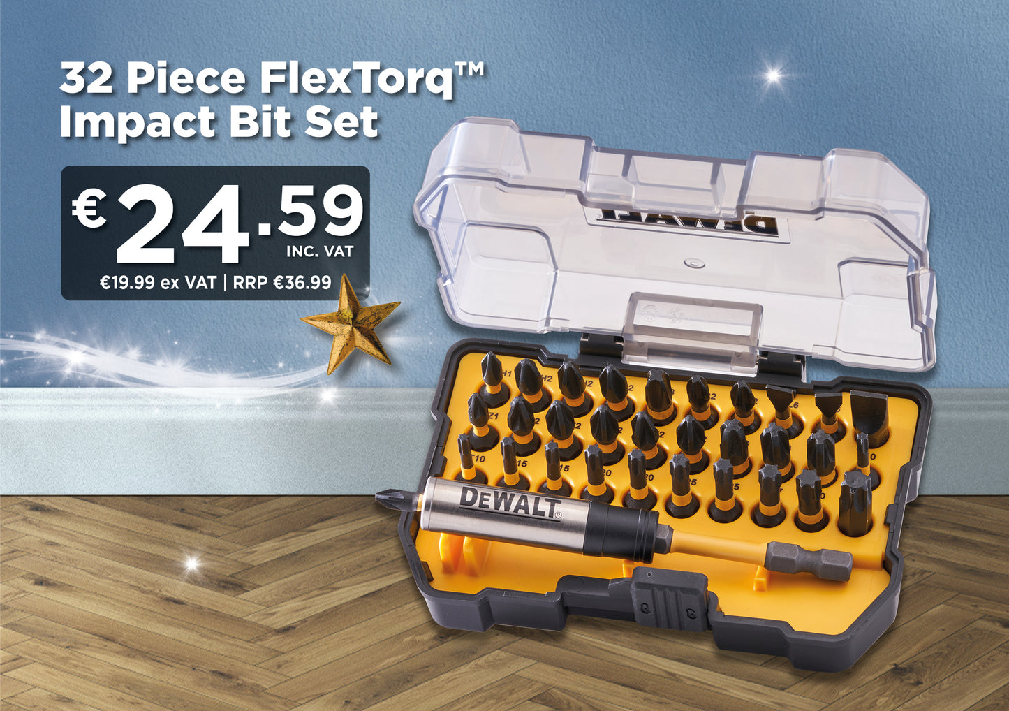 DeWalt FlexTorq Impact Screwdriving Set - 32pc