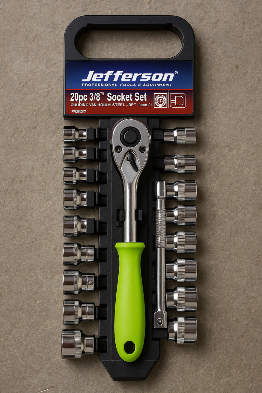 3/8" Jefferson 20 Piece 3/8" Socket Set