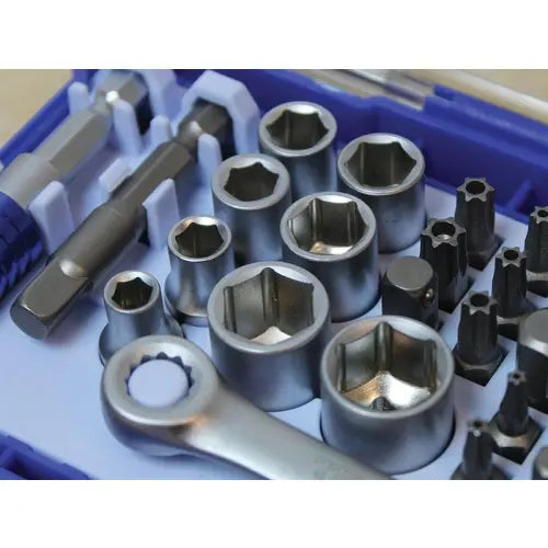 Screwdriver Bit & Socket Set, 42 Piece