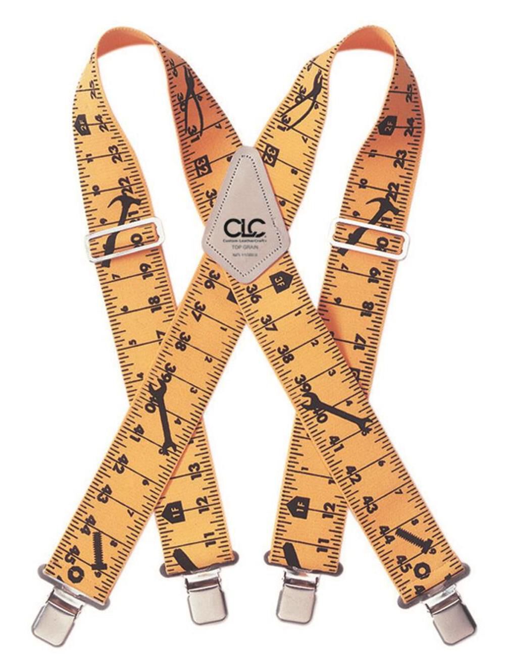 Heavy-Duty Tape Rule Elastic Suspenders