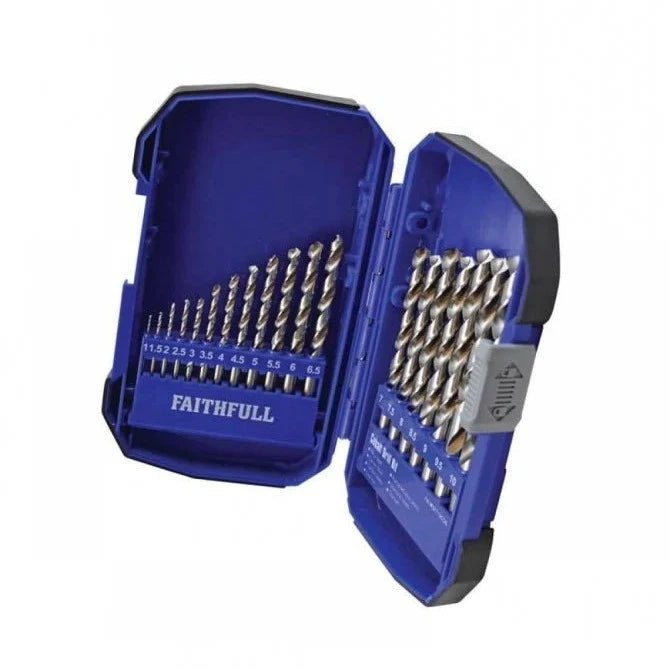 Cobalt HSS Drill Set M35 1-10mm - 19pc