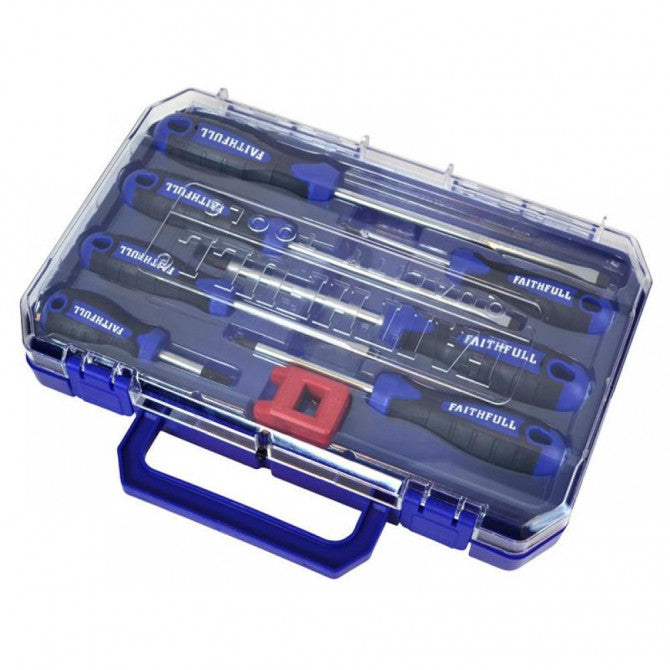 Soft Grip Screwdriver Set 8 Piece