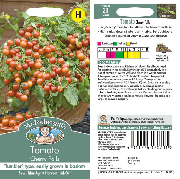 Tomato Cherry Falls Seeds - O'Tooles Tools