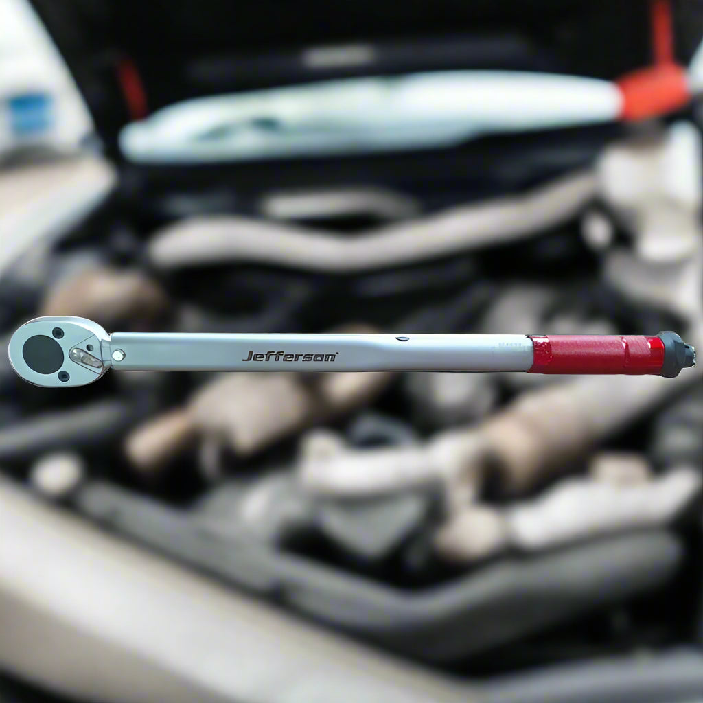 Jefferson 1/2" Square Drive Calibrated Micrometer Torque Wrench