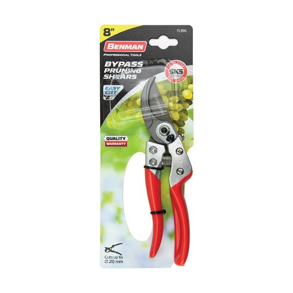 Benman Bypass Pruning Shears 8 inch