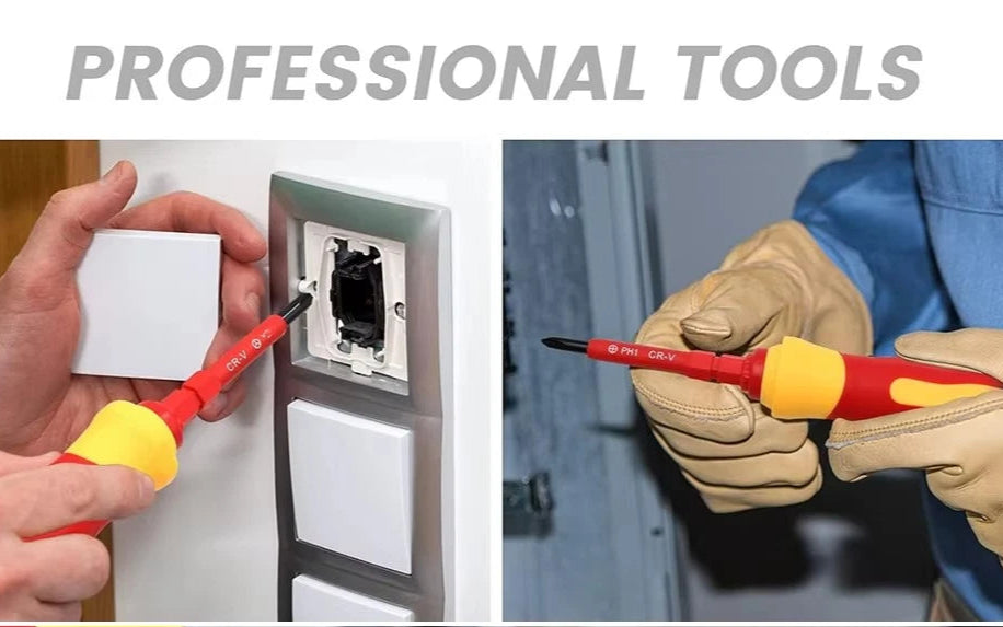 Benman 6-Piece Insulated Screwdriver Set – 1000 V Safe Grip