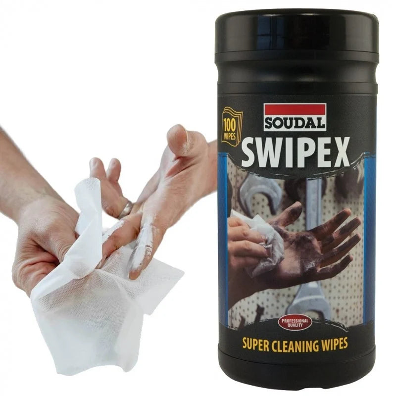 SWIPEX SUPER CLEANING WIPES 100 TUB