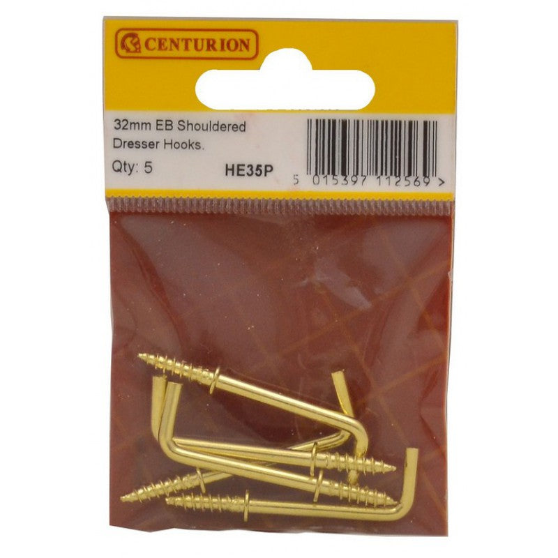 Centurion 32mm EB Shouldered Dresser Hooks (Pack of 5) - O'Tooles Tools