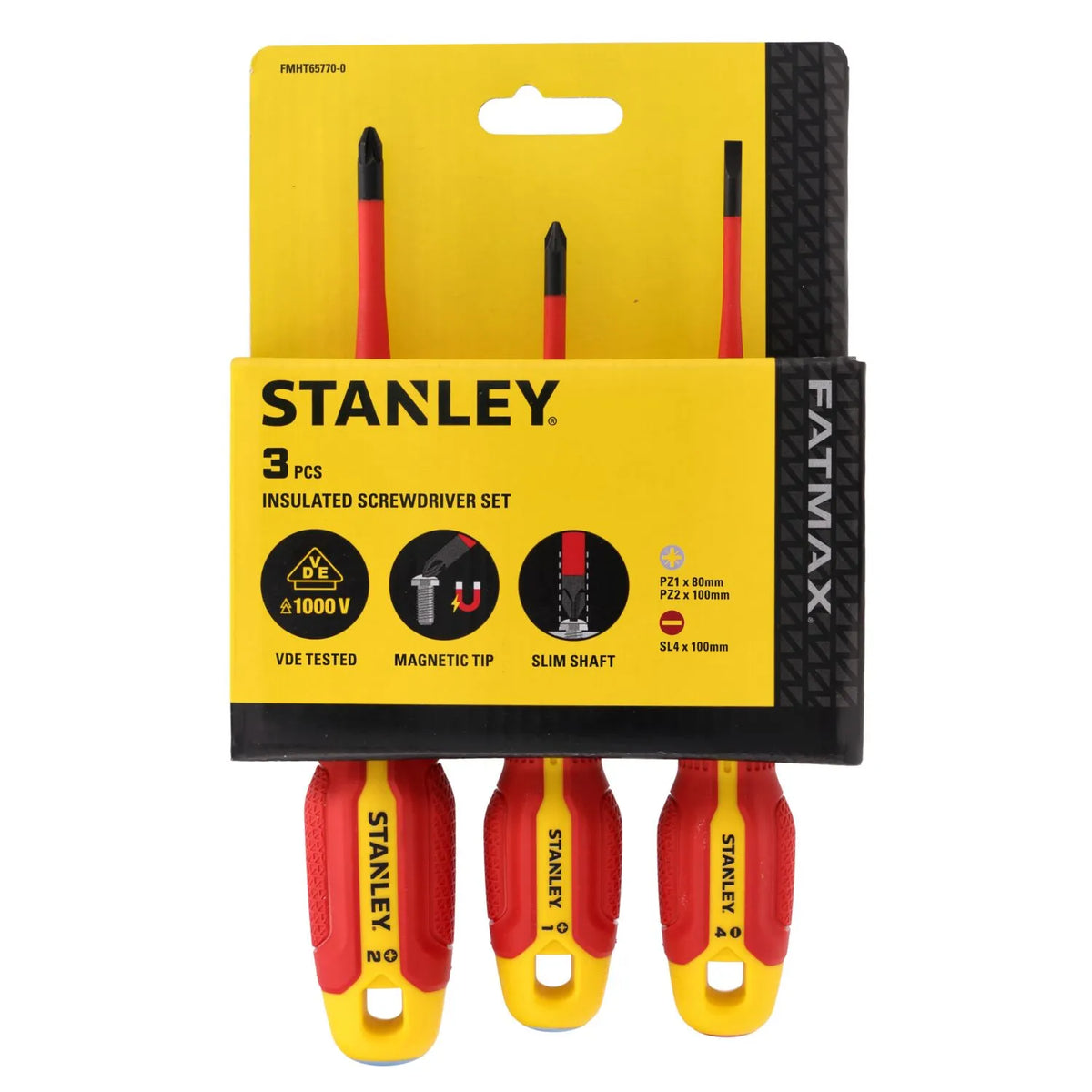 STANLEY FATMAX 3 Piece VDE Insulated Screwdriver Set