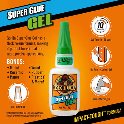 Gorilla Super Glue Gel - O'Tooles Tools