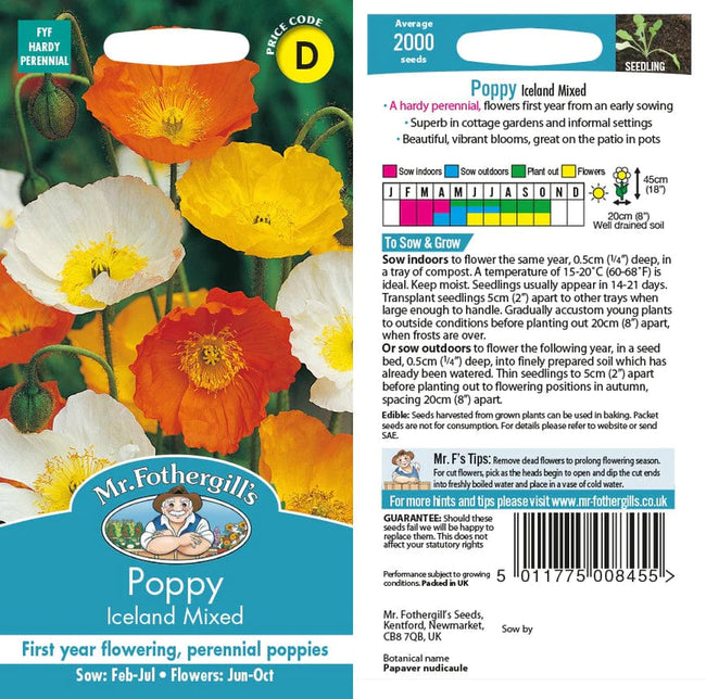 Poppy Iceland Mixed Seeds
