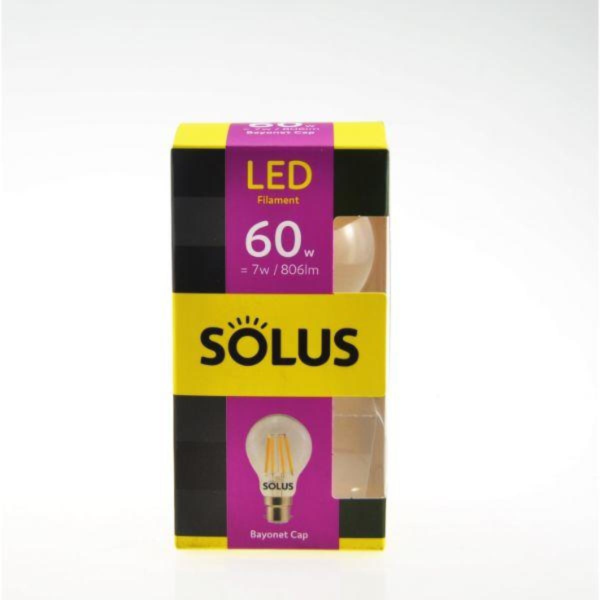 Solus LED Bulb 60W Non Dimm - bayonet cap