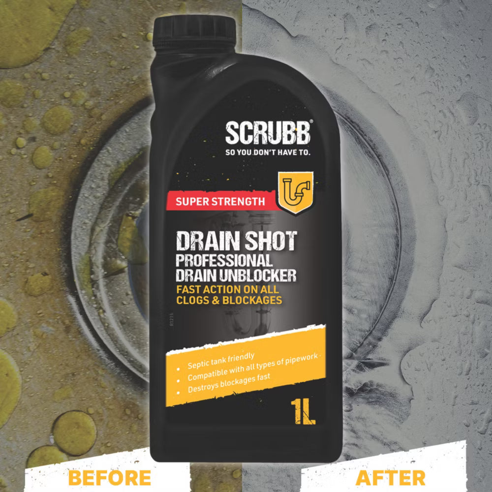 Drain Shot Drain unblocker 1L - O'Tooles Tools