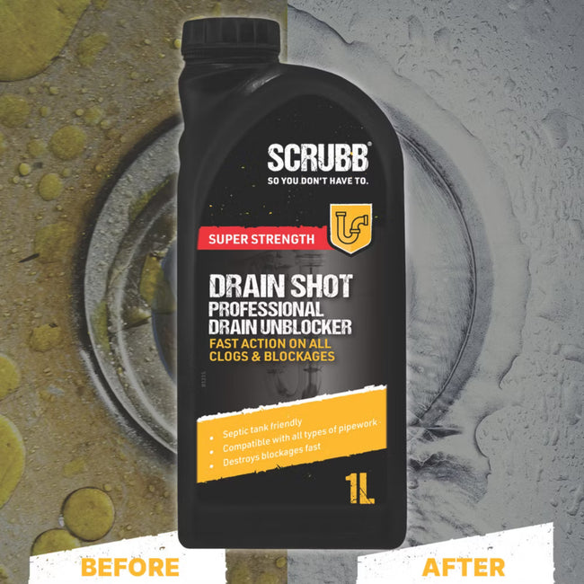Drain Shot Drain unblocker 1L - O'Tooles Tools