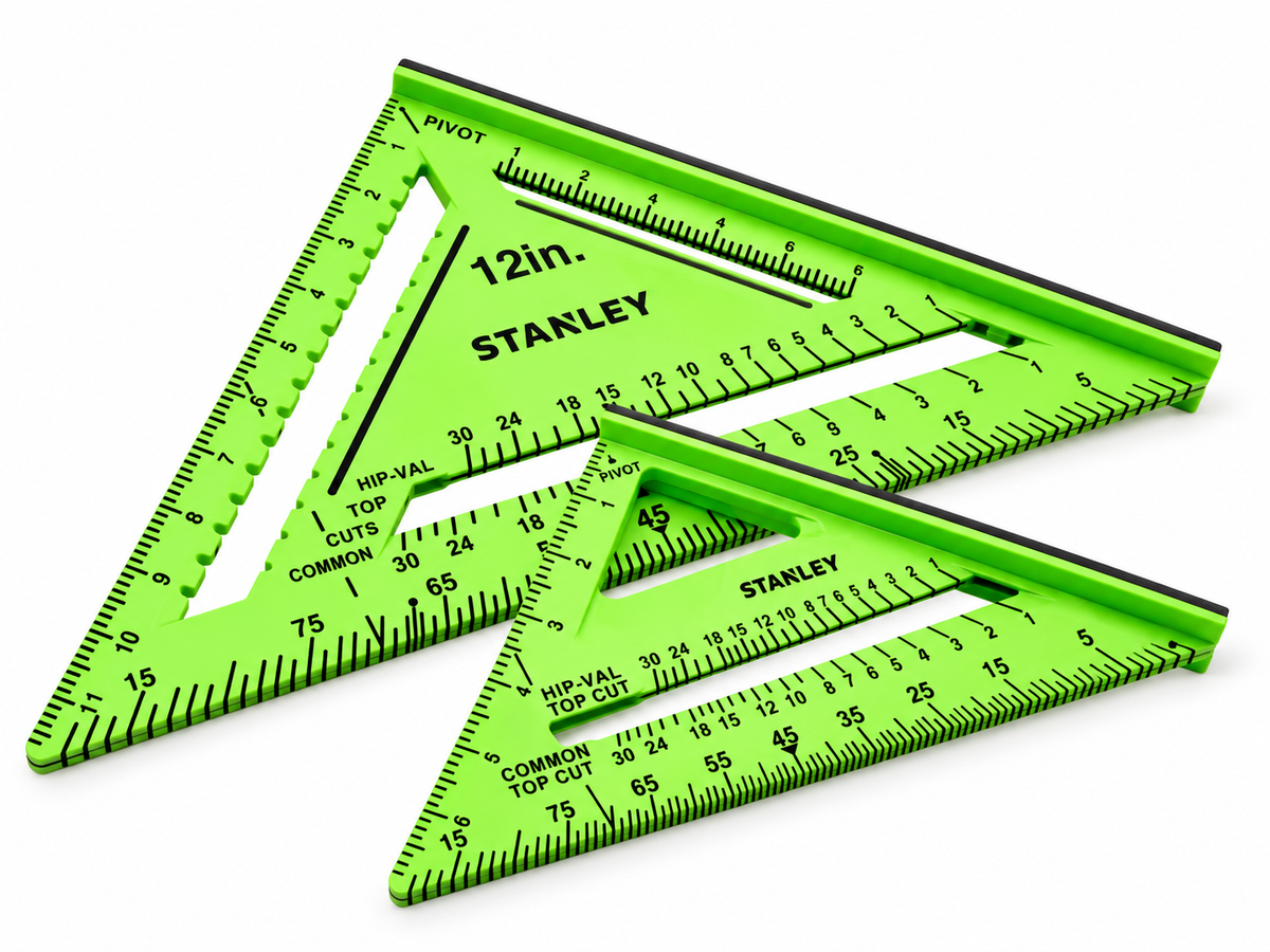 Stanley 180mm & 300mm Hi-Vis Square Twin Pack