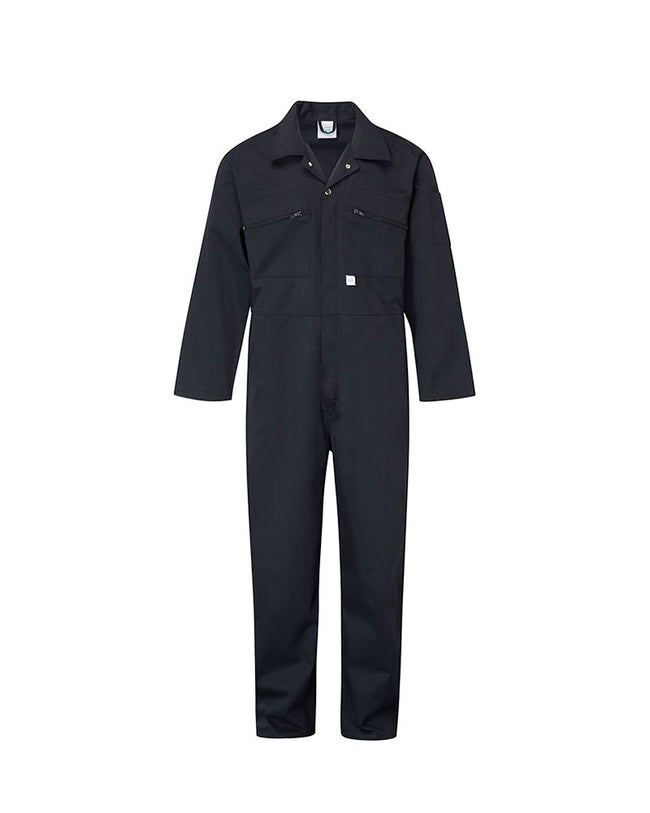 FORT WORKWEAR ZIP FRONT COVERALL NAVY