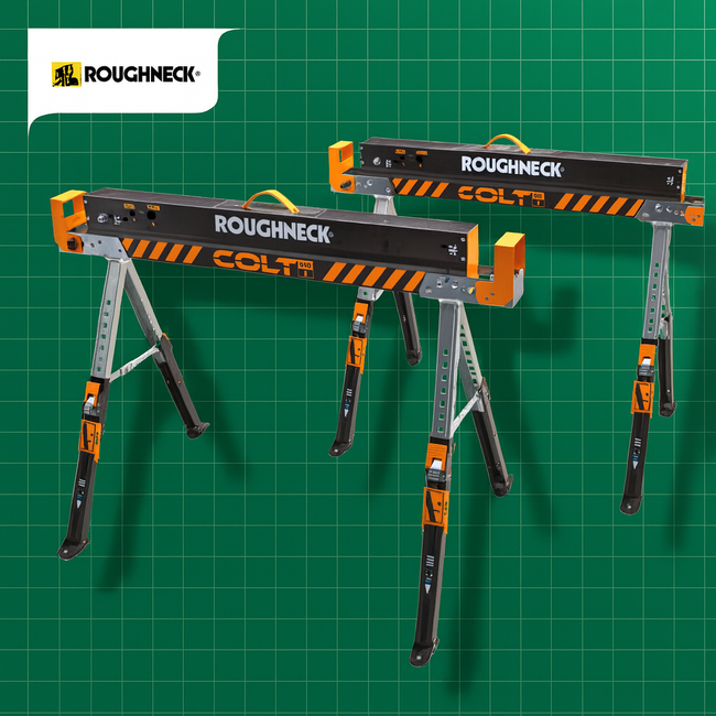 Roughneck Colt Sawhorse (Twin Pack)