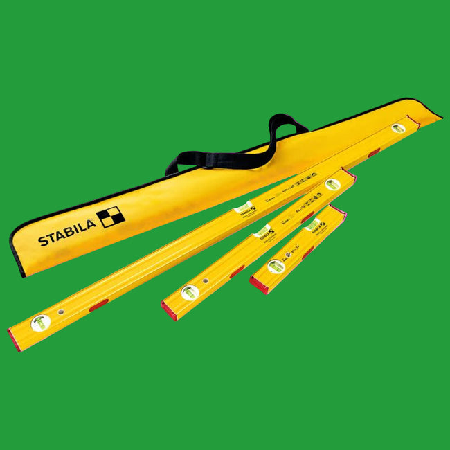 Stabila Magnetic Level set - 3 Piece + Carry Case