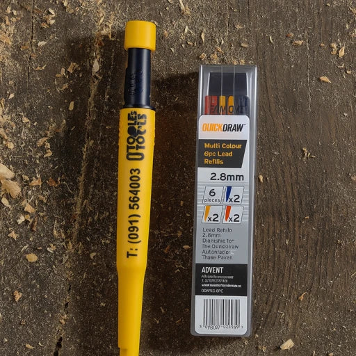 O'Tooles Quickdraw automatic pencil + 6 lead set