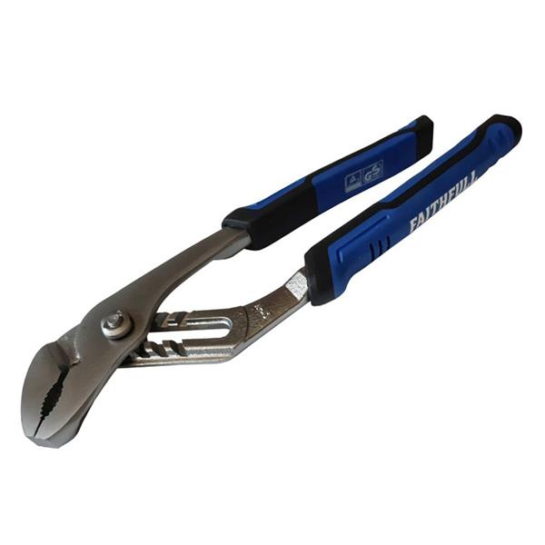 Faithfull Soft Grip Water Pump Pliers 250Mm