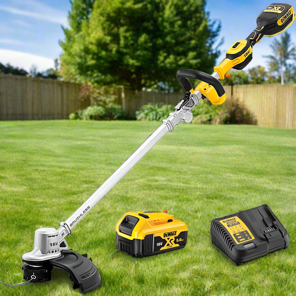 DEWALT DCMST561P1-GB 18V XR Strimmer - 1 X 5.0Ah