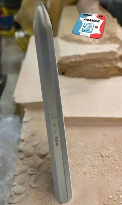 Guillet Carbide punch with pointed finish 20/220mm