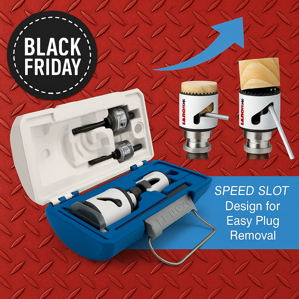 Lenox® SPEED SLOT® Contractor's Hole Saw Kit - 7pc