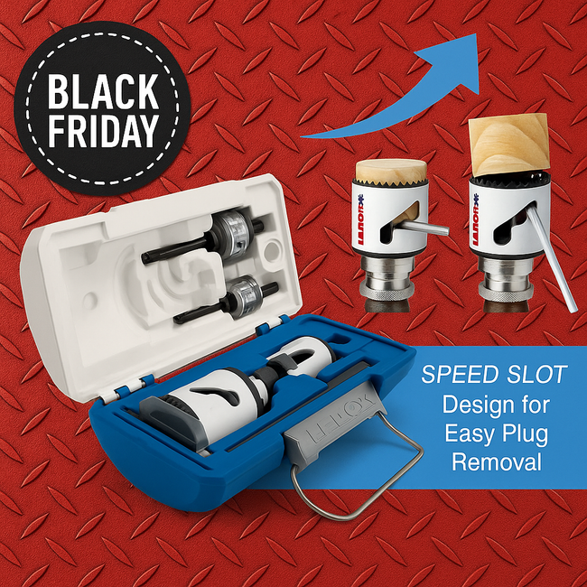 Lenox® SPEED SLOT® Contractor's Hole Saw Kit - 7pc