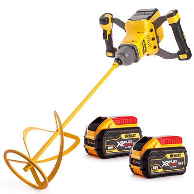 54V FlexVolt Paddle Mixer & 2 x 9.0AH - O'Tooles Tools