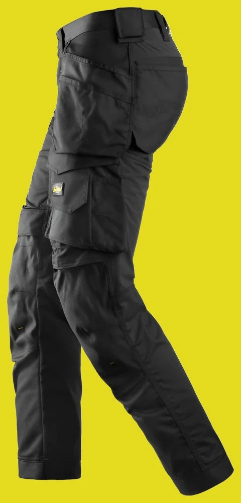 Snickers Slim stretch trouser 6241 - Black/Black