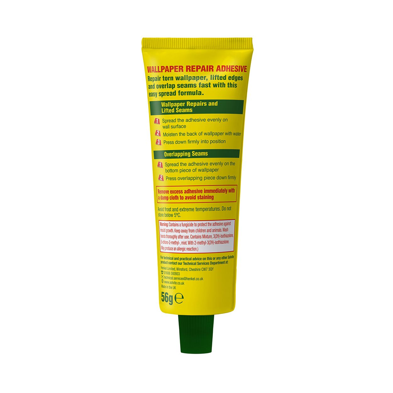 Solvite Wallpaper Repair Adhesive 56g