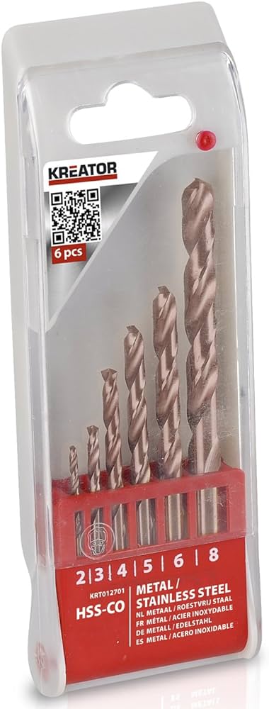 Kreator HSS Cobalt Drill Bit Set